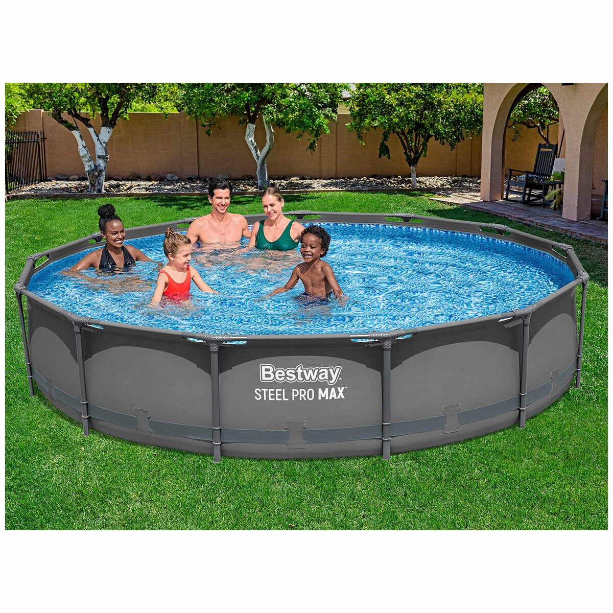 Bestway Steel Pro Max Round Above Ground Pool 561GM 76cm x 3.96m