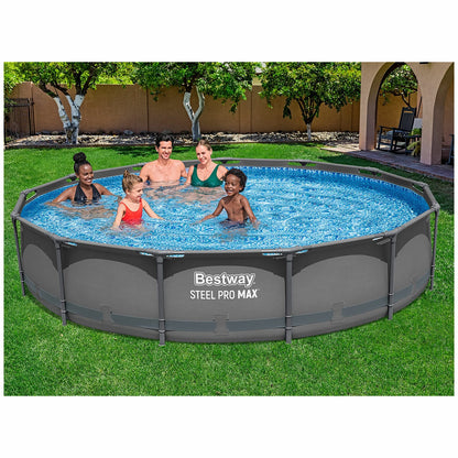 Bestway Steel Pro Max Round Above Ground Pool 561GM 76cm x 3.96m
