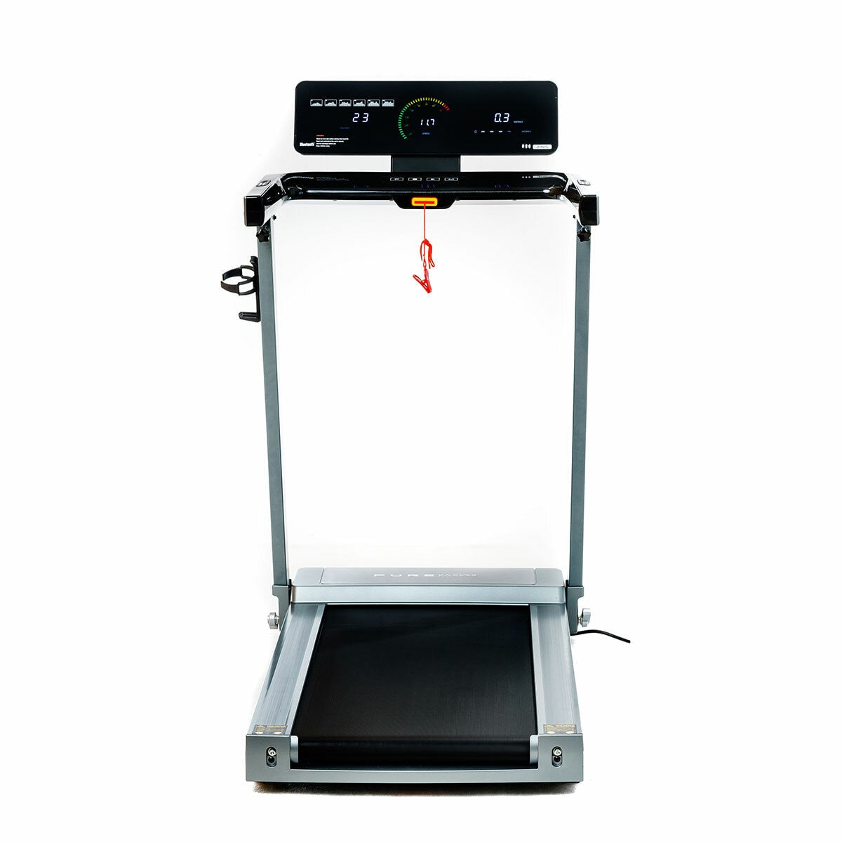 Pure Design Fitness TR7 Folding Treadmill 1.75 Hp Grey/Black