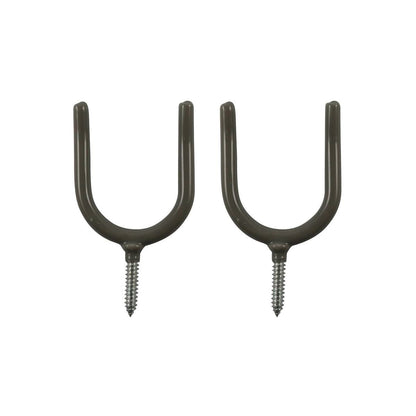 Everhang Garden Tool Storage Hooks - 98mm x 56mm - PVC Coated - 2 Pack