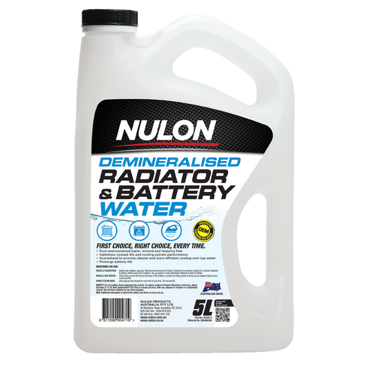 Nulon Demineralised Radiator & Battery Water - 5L