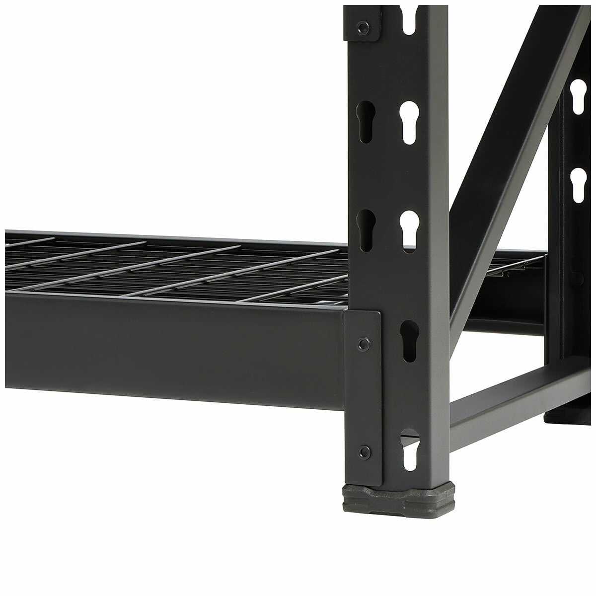 Storage Bench Height Black Steel S3-23-COS-02 51cm 454kg