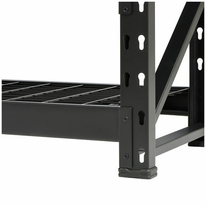 Storage Bench Height Black Steel S3-23-COS-02 51cm 454kg