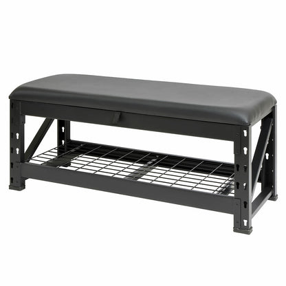 Storage Bench Height Black Steel S3-23-COS-02 51cm 454kg