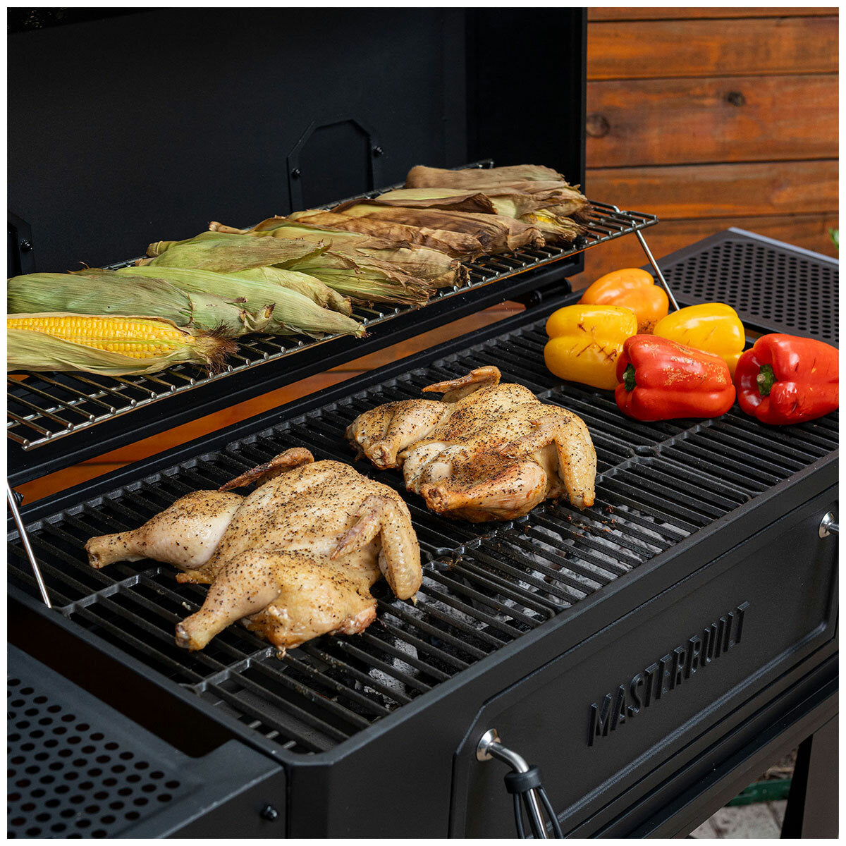 Masterbuilt Charcoal Wagon Grill MB20042219 Black 91cm