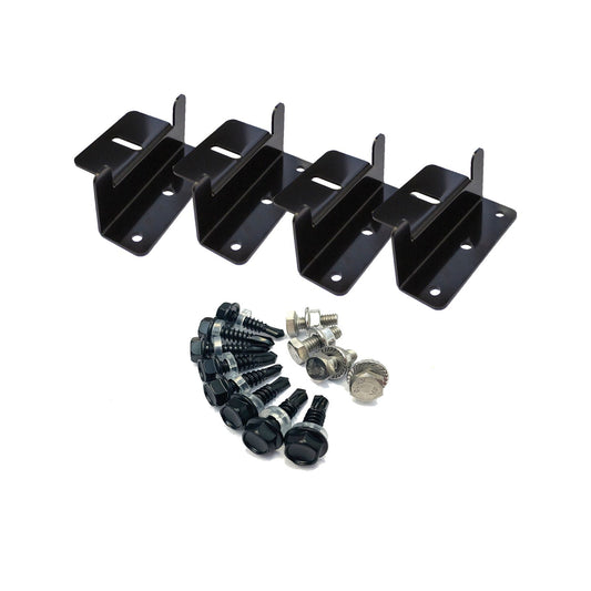 Kt Solar Mounting Brackets - 8mm T-Bolt Hole - 101mm x 66mm x 43mm - 4 Pack