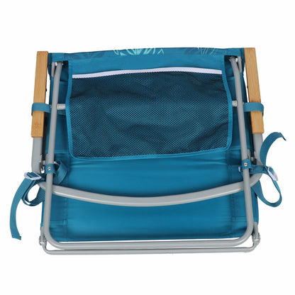 Waters Edge Beach Lounger Portable FC-080 Steel Poly Fabric 102kg