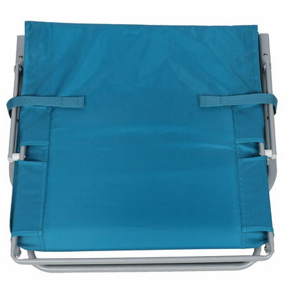 Waters Edge Beach Lounger Portable FC-080 Steel Poly Fabric 102kg