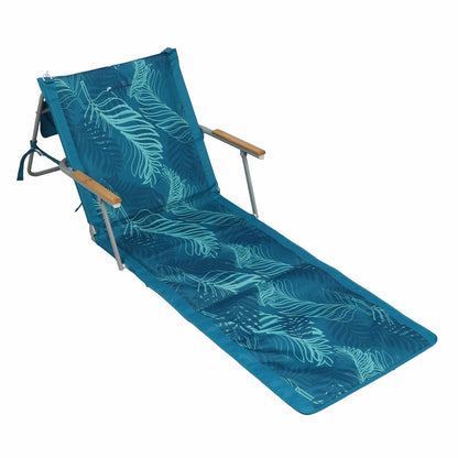 Waters Edge Beach Lounger Portable FC-080 Steel Poly Fabric 102kg