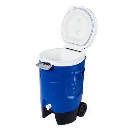 Igloo Sport Portable Rolling Cooler Blue Plastic 42379 18.9L