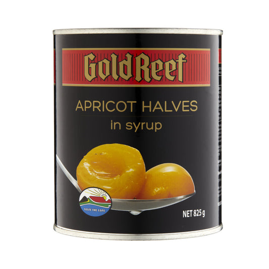 Gold Reef Apricot Halves In Syrup - 825g