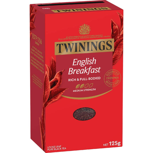 Twinings English Breakfast Loose Leaf Tea 125g