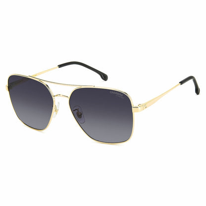 Carrera 3019/S J5G Women's Sunglasses Gold Metal Square Dark Grey 60mm
