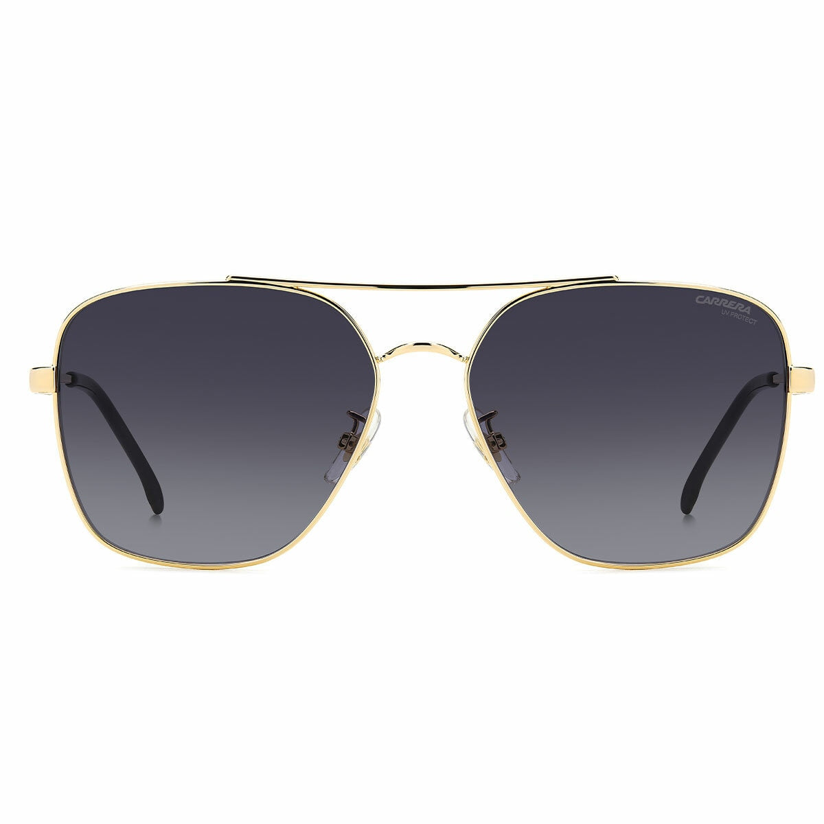 Carrera 3019/S J5G Women's Sunglasses Gold Metal Square Dark Grey 60mm
