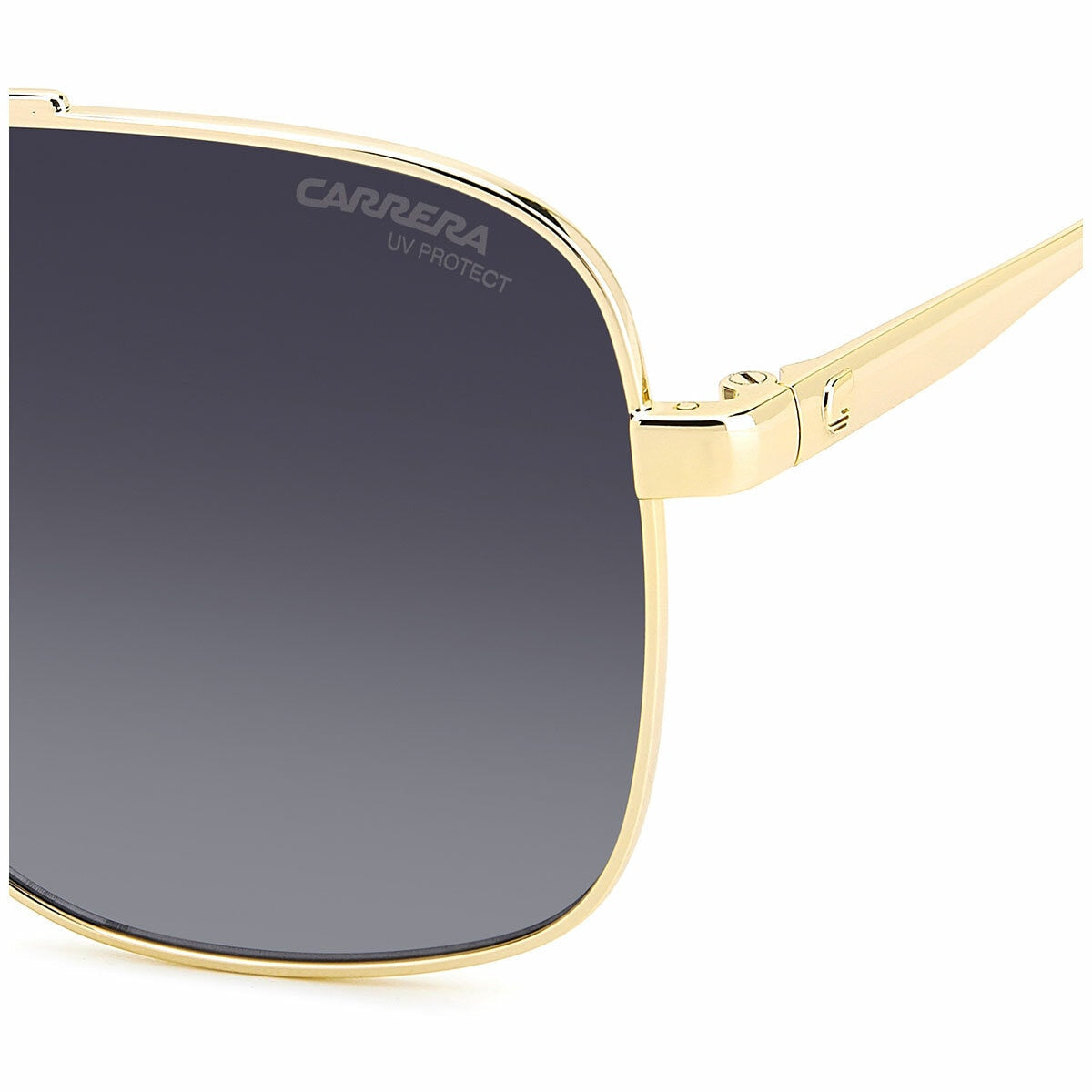 Carrera 3019/S J5G Women's Sunglasses Gold Metal Square Dark Grey 60mm