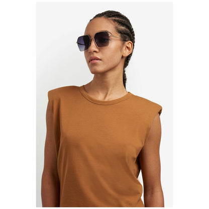 Carrera 3057/S Rhl Women's Sunglasses Gold Black Dark Grey 60mm