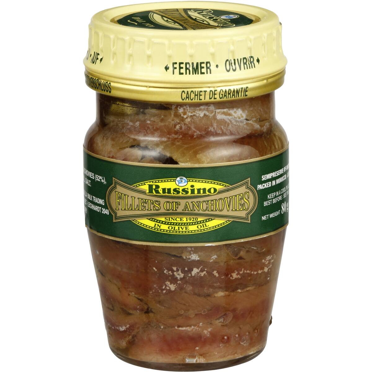 Russino Anchovies Flat 80g