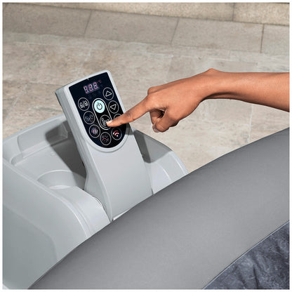 Lay-Z-Spa Santa Monica Airjet 7 Inflatable Spa Grey 1, 216cm 190L