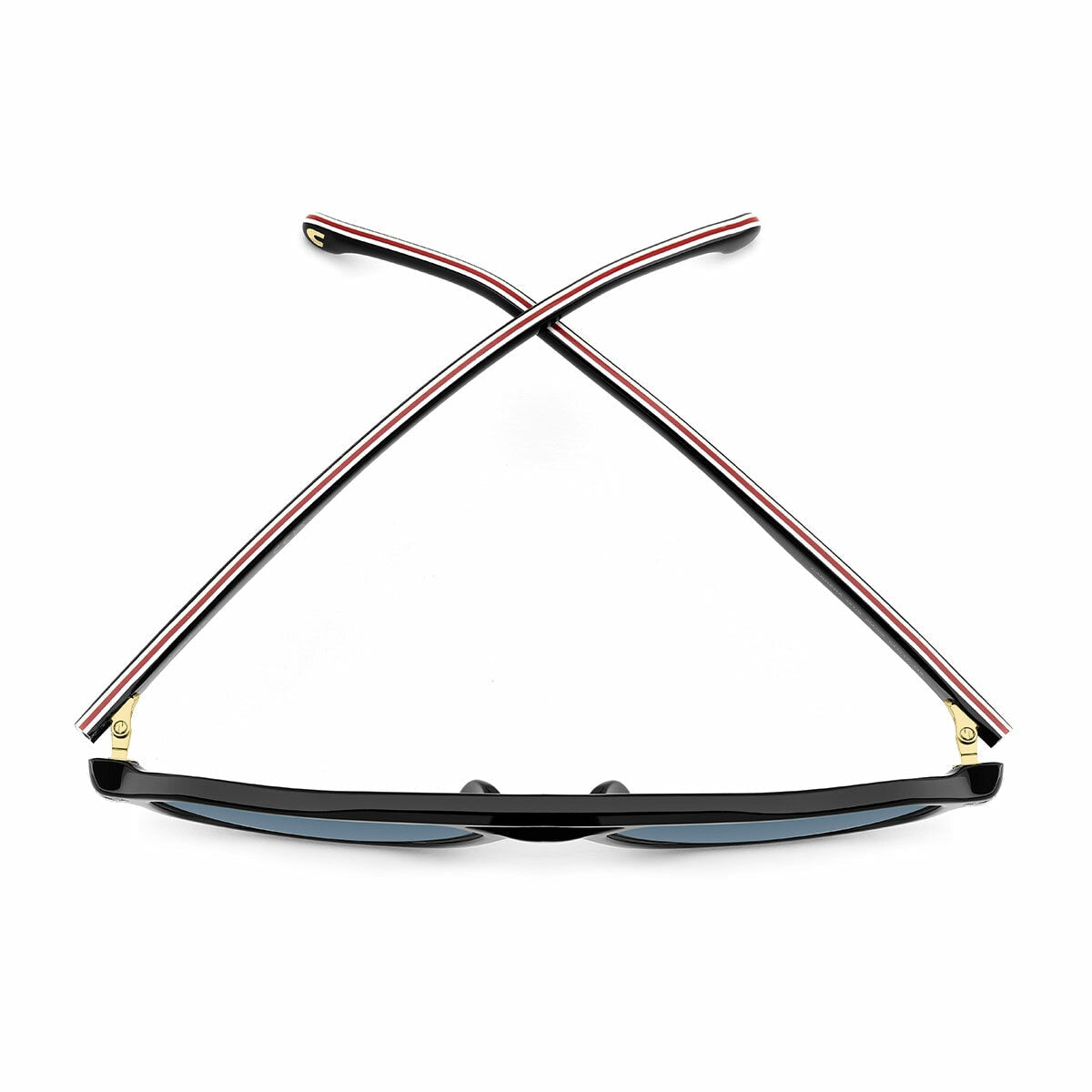 Carrera 341/S 2M2 Men's Acetate Sunglasses Black Gold Dark Blue