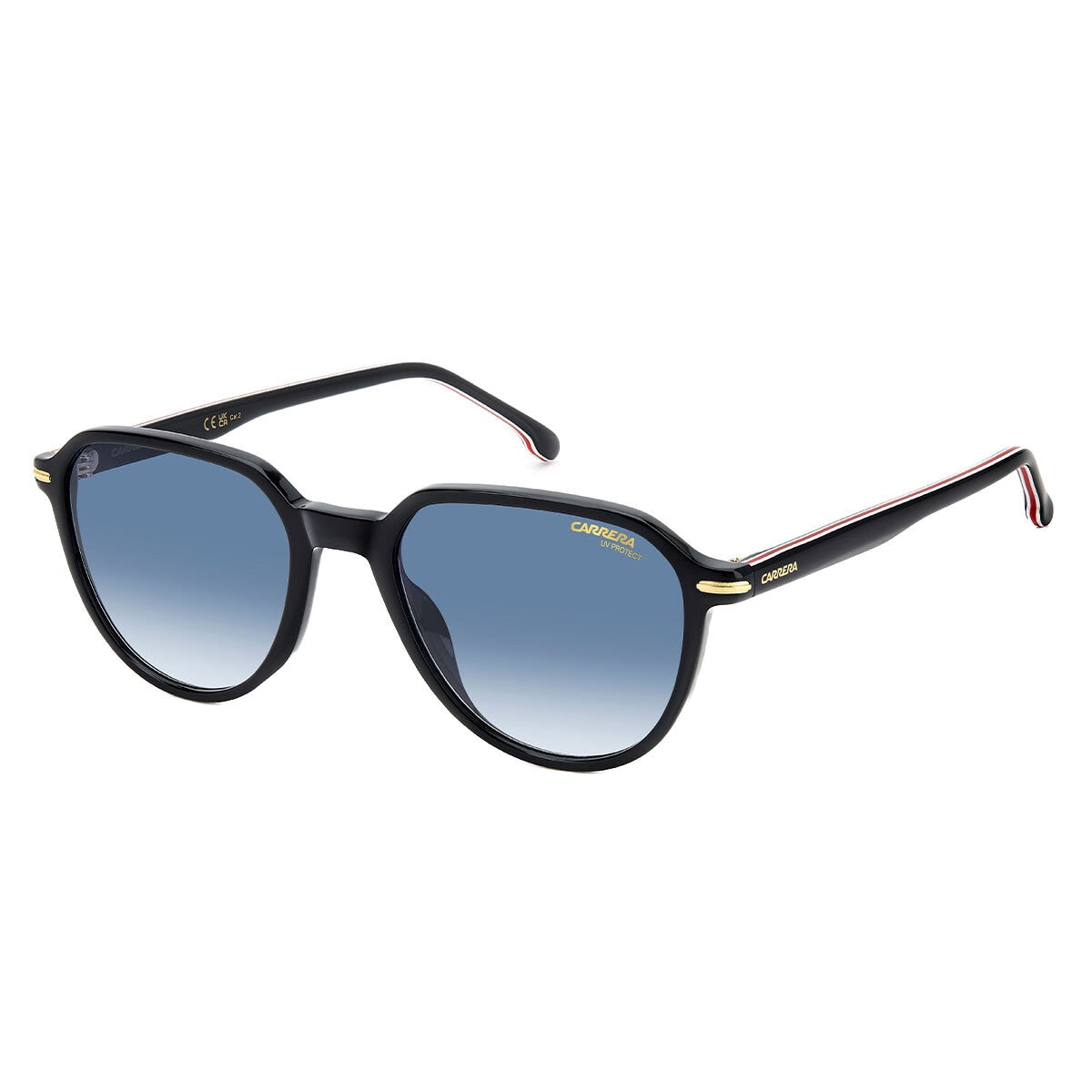 Carrera Men's Sunglasses 342/S 2M2 Black Gold Acetate