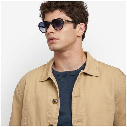 Carrera Men's Sunglasses 342/S 2M2 Black Gold Acetate