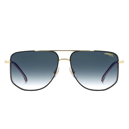 Carrera 355/S Rhl Men's Rectangular Sunglasses Gold Black Dark Blue 59mm