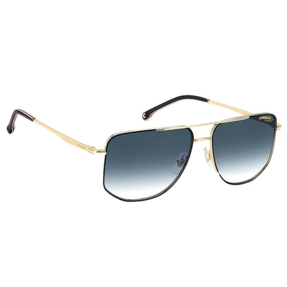 Carrera 355/S Rhl Men's Rectangular Sunglasses Gold Black Dark Blue 59mm