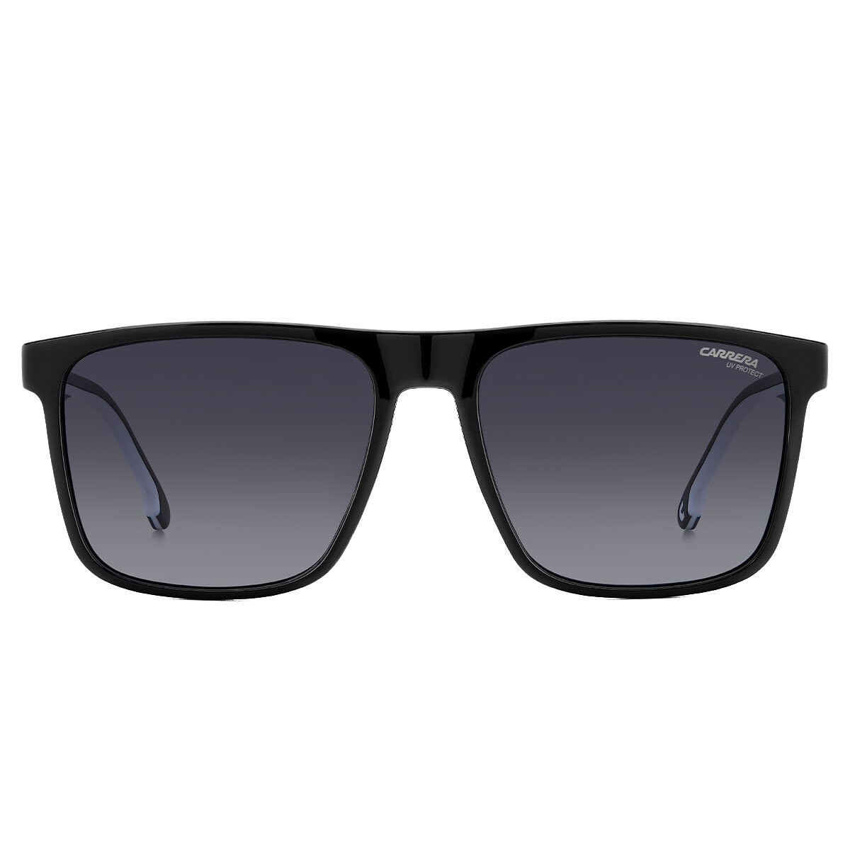 Carrera 8064/S 80S Sporty Men's Rectangular Sunglasses Black White