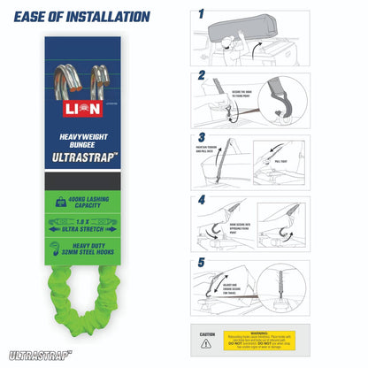 Lion 130 Ultra Strap - Heavy-Duty Bungee - 250cm - 800kg Break Strength