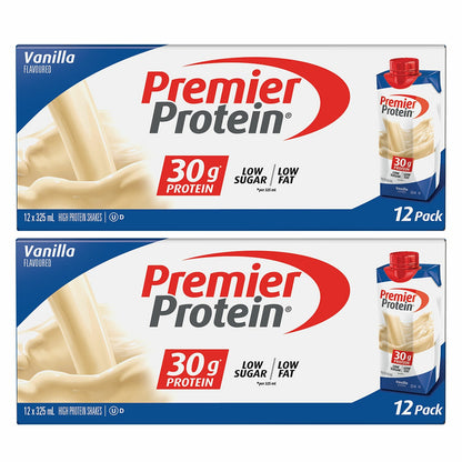 Premier Protein Vanilla Protein Shake Creamy 24 x 325mL