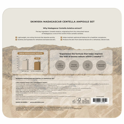 SKIN1004 Madagascar Centella Ampoule Set + Soothing 2 x 120mL 30mL