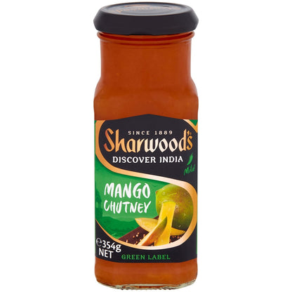 Sharwoods Ingredients Chutney Mango 354g