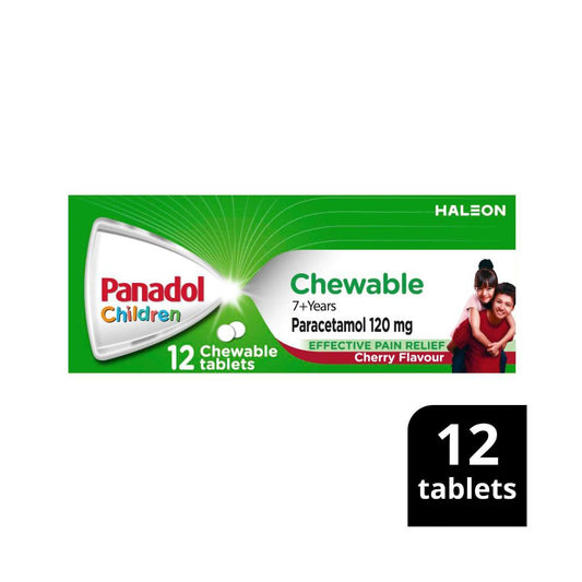 Panadol Children's Chewable +7 Years Paracetamol - 12 Pack