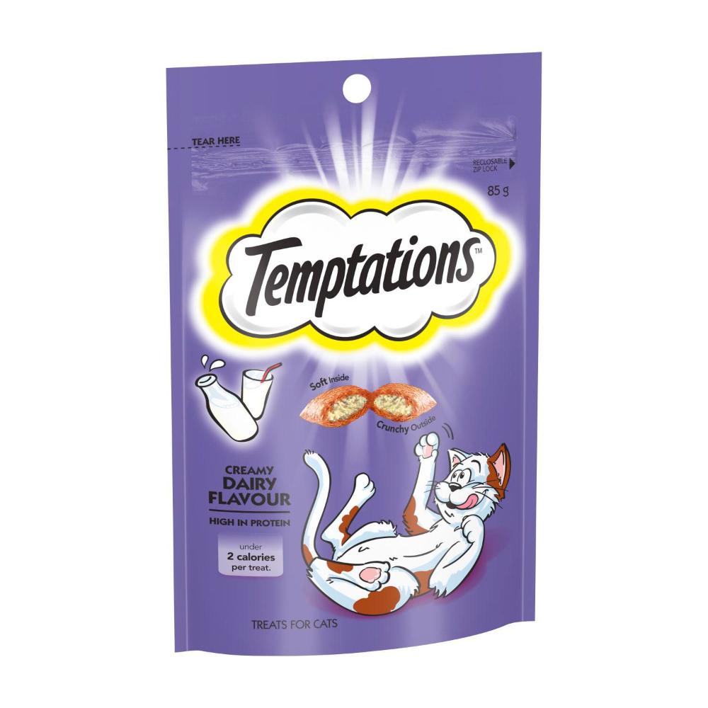 Temptations Cat Treats Creamy Dairy - 85g
