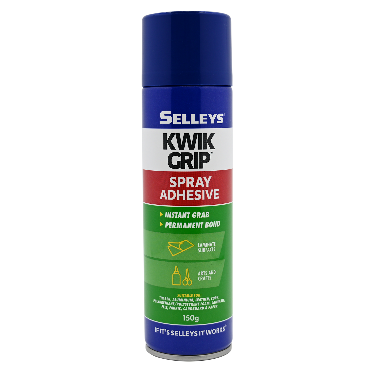 Selleys Kwik Grip Contact Adhesive Spray - 150g