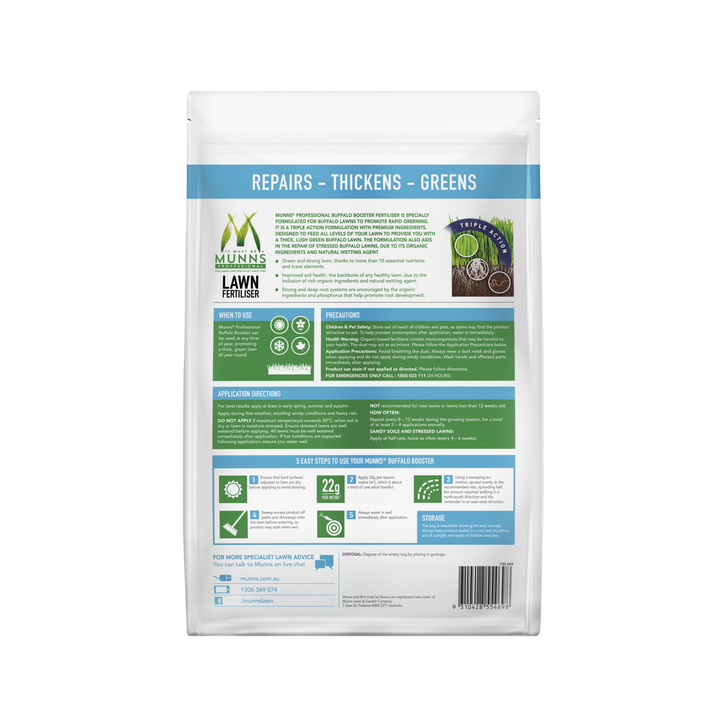 Munns Professional Buffalo Booster - 5kg