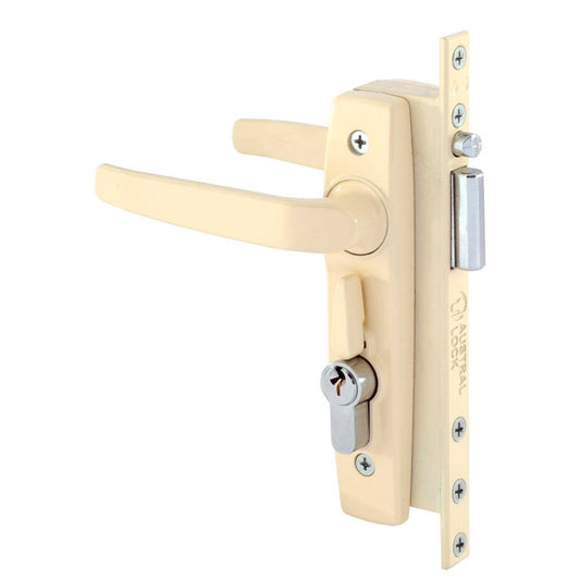 Gainsborough Hinged Security Door Deadlock - 45mm - Zinc - Snib Locking