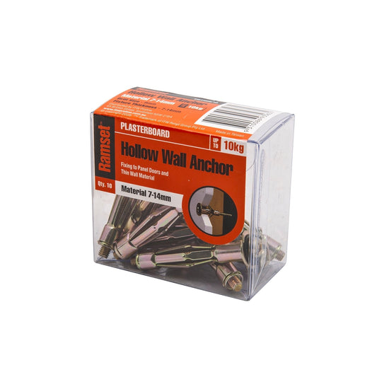 Ramset Hollow Wall Anchor - 9mm - 10 Pack