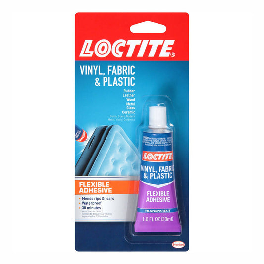 Loctite 30ml Vinyl Fabric and Plastic Flexible Adhesive - Clear