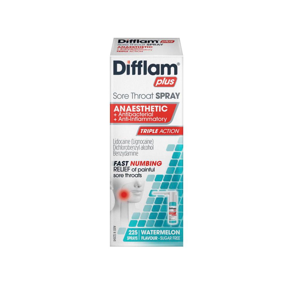 Difflam Plus Anaesthetic Sore Throat Spray - 30mL