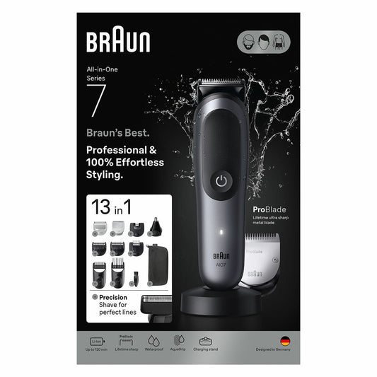 Braun Series 7 AIO7560 13-in-1 Grooming Kit | ProBlade & AutoSense