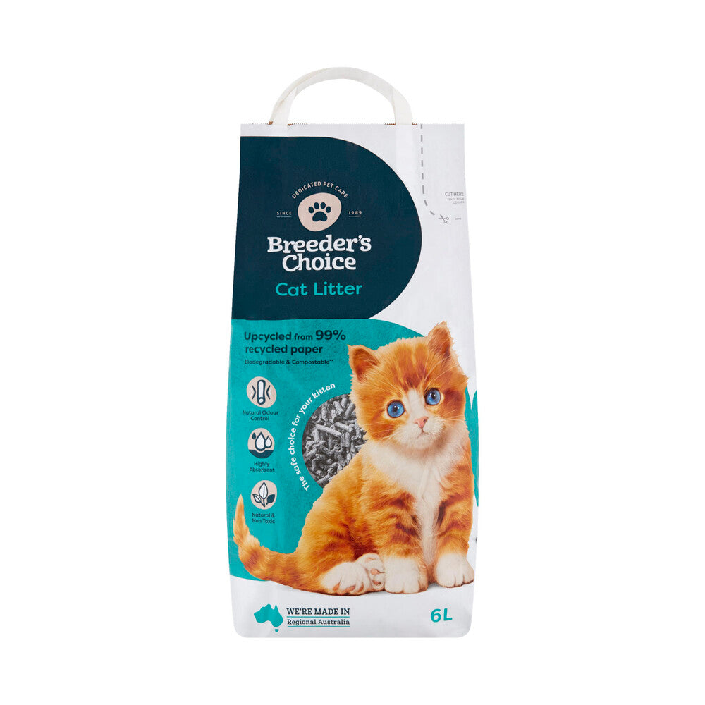 Breeders Choice Cat Litter Paper - 6L