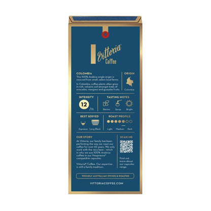 Vittoria Colombia Nespresso Compatible Coffee Capsules - 10 pack