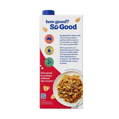 Sanitarium So Good Long Life No Added Sugar Oat Milk - 1L