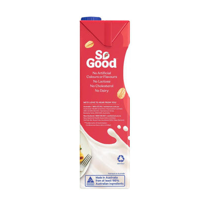 Sanitarium So Good Long Life No Added Sugar Oat Milk - 1L