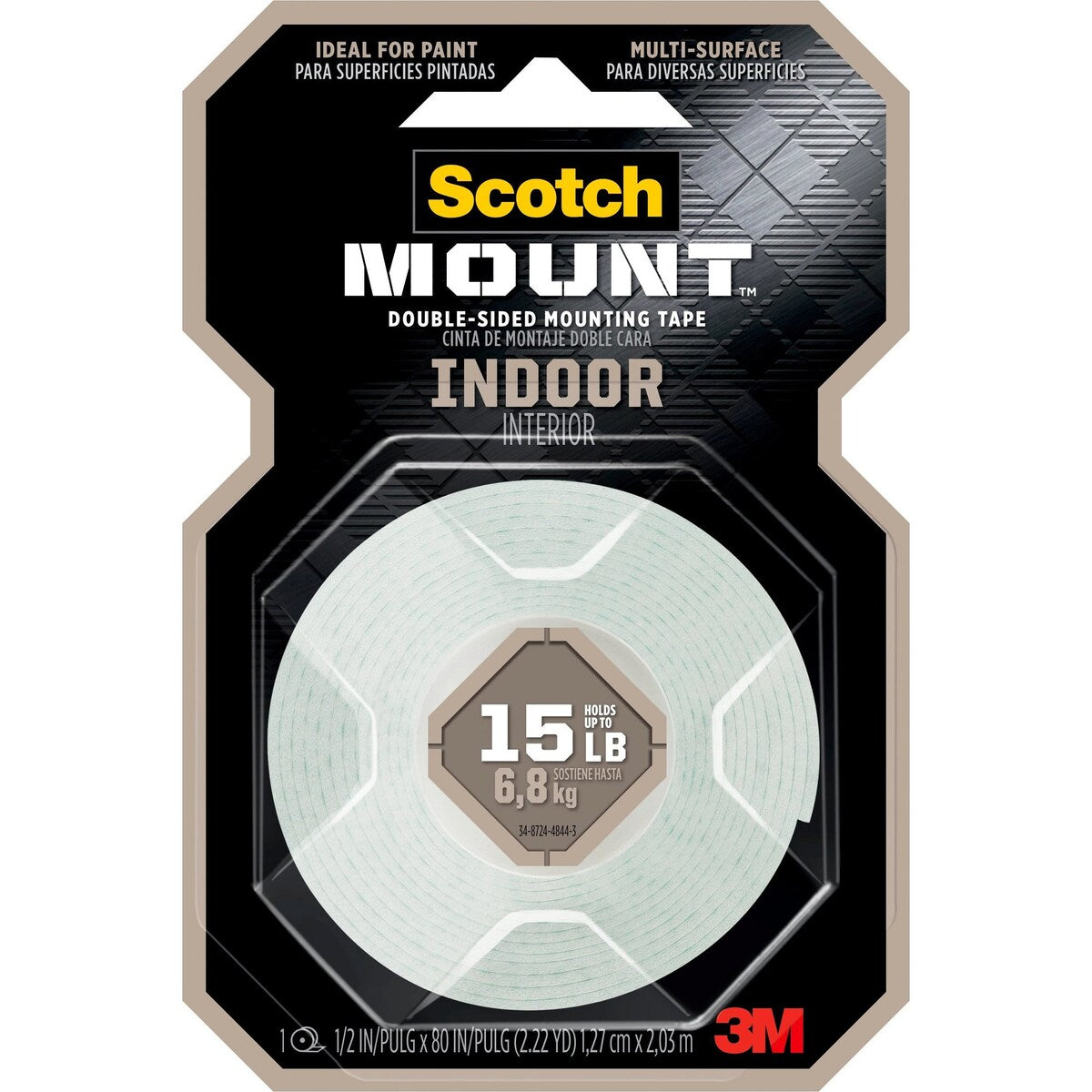 Scotch Mounting Tape Indoor Each