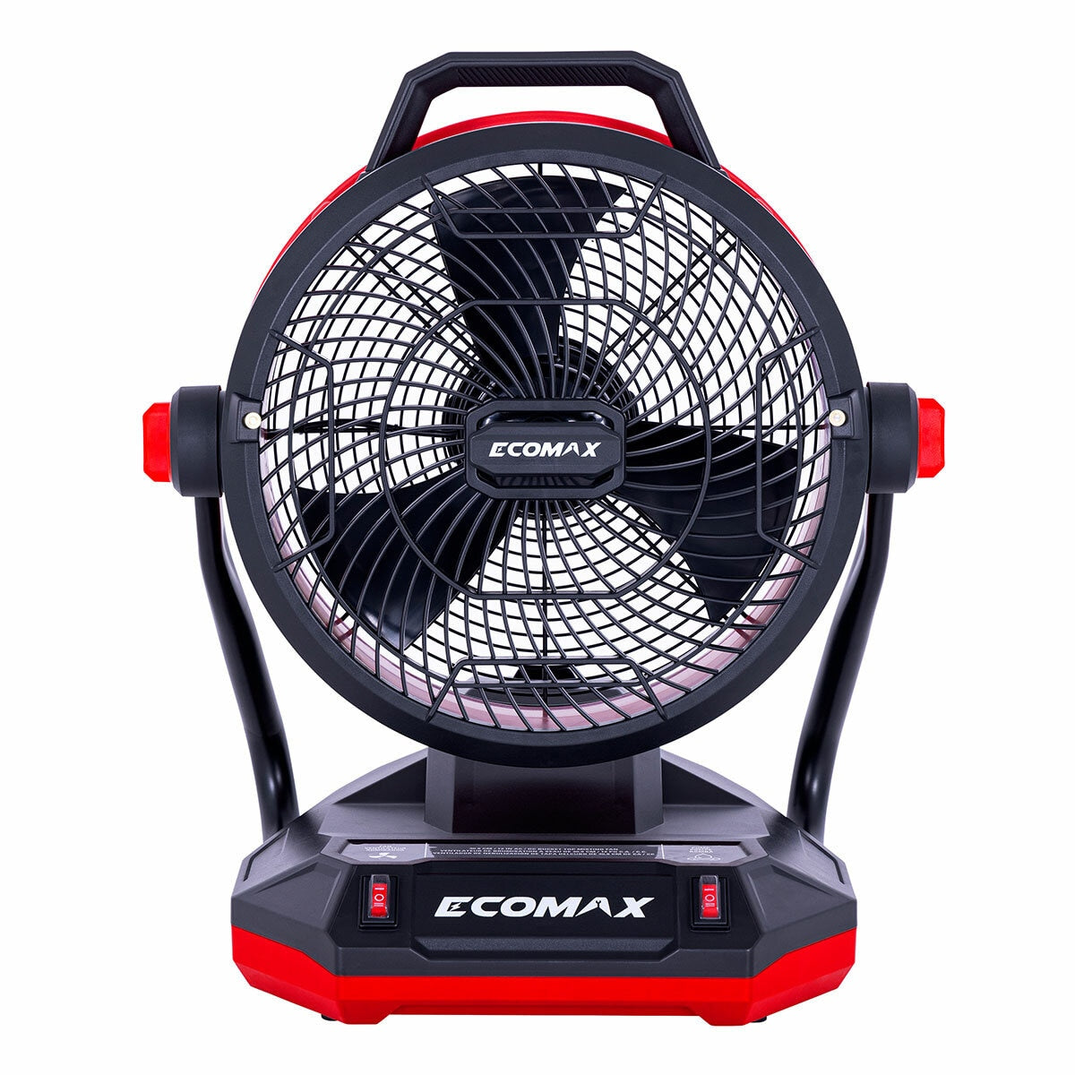 Ecomax Misting Fan EMF503014M Red Black Pp/Metal Portable 30cm