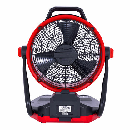 Ecomax Misting Fan EMF503014M Red Black Pp/Metal Portable 30cm