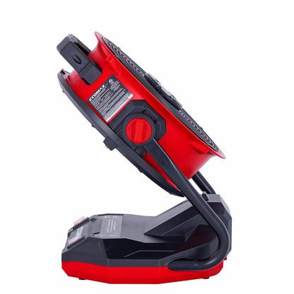 Ecomax Misting Fan EMF503014M Red Black Pp/Metal Portable 30cm