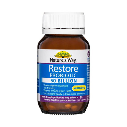 Nature's Way Way Restore Probiotic 50 Billion - 30 pack